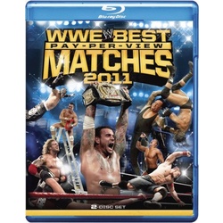 WWE: Best Pay-Per-View Matches of 2011 Blu-ray Cover