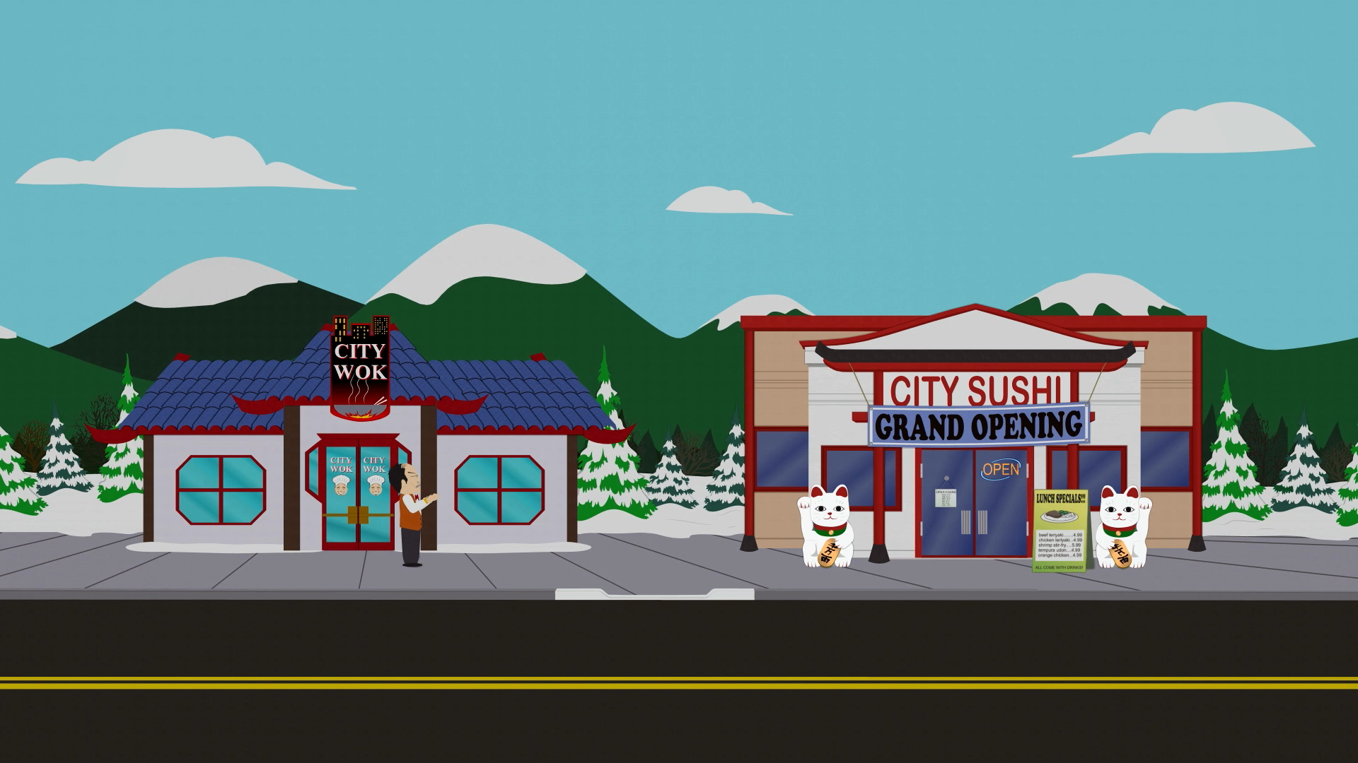 City wok vs city sushi